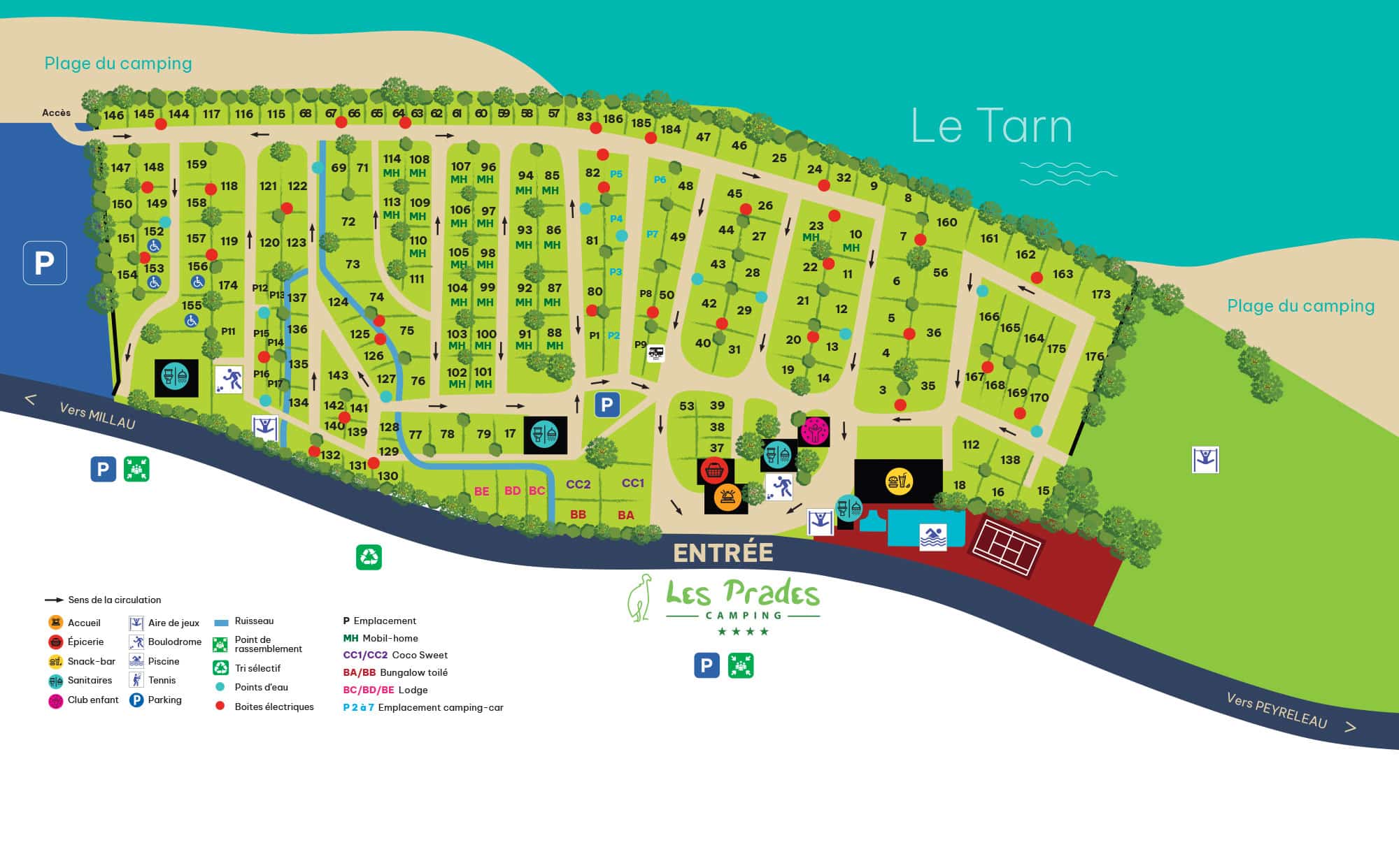 Plan Camping Gorges Du Tarn